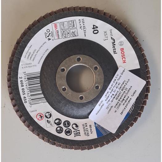 LAMELARNI BRUSNI DISK fi115 G80